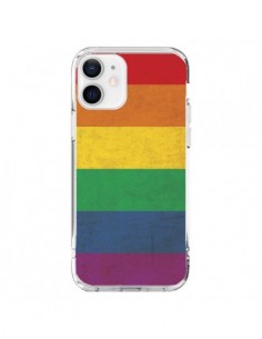 Coque iPhone 12 et 12 Pro Drapeau Arc En Ciel Gay - Nico