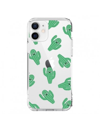 Coque iPhone 12 et 12 Pro Chute de Cactus Smiley Transparente - Nico