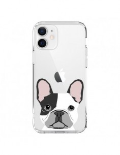 Coque iPhone 12 et 12 Pro Bulldog Français Chien...