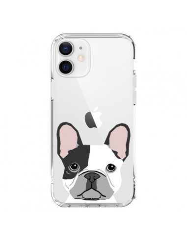 Coque iPhone 12 et 12 Pro Bulldog Français Chien Transparente - Pet Friendly