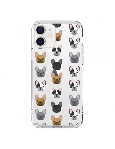 Cover iPhone 12 e 12 Pro Cani Bulldog Francese Trasparente - Pet Friendly