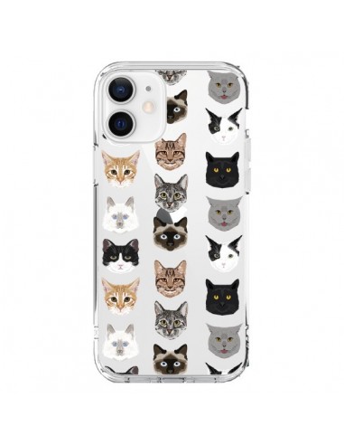 Cover iPhone 12 e 12 Pro Gatto Trasparente - Pet Friendly