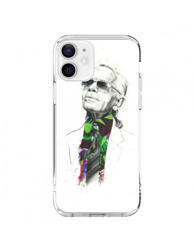 Coque iPhone 12 et 12 Pro Karl Lagerfeld Fashion Mode Designer - Percy