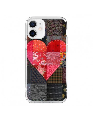 Coque iPhone 12 et 12 Pro Coeur Heart Patch - Rachel Caldwell