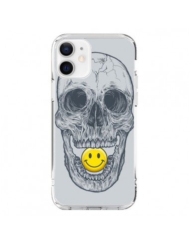 iPhone 12 and 12 Pro Case Smiley Face Skull - Rachel Caldwell