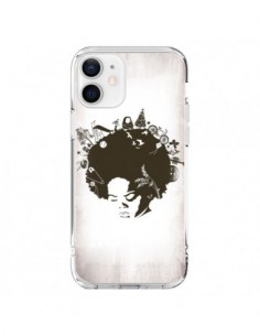 Coque iPhone 12 et 12 Pro Childhood Garden Afro - Rachel...