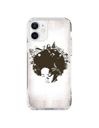 Coque iPhone 12 et 12 Pro Childhood Garden Afro - Rachel Caldwell