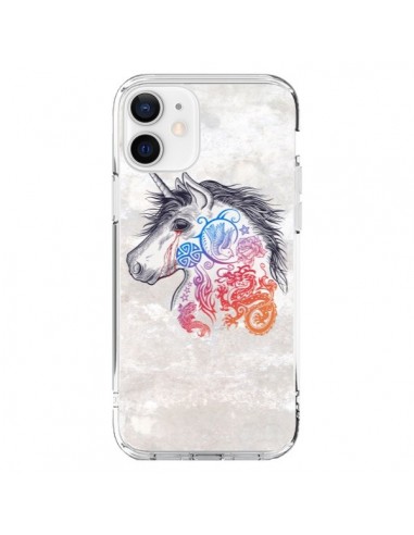 Cover iPhone 12 e 12 Pro Unicorno Muticolore - Rachel Caldwell