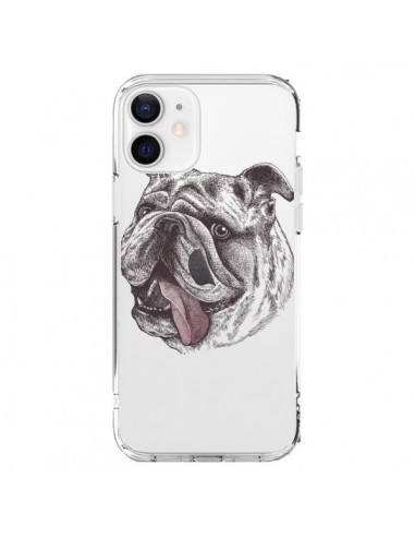 Cover iPhone 12 e 12 Pro Cane Bulldog Trasparente - Rachel Caldwell
