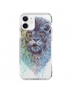 Coque iPhone 12 et 12 Pro Roi Lion King Transparente -...