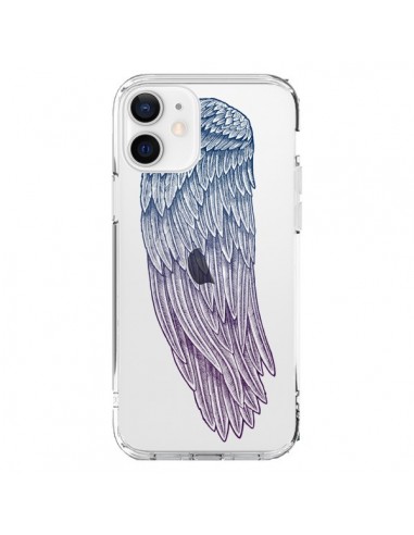 Coque iPhone 12 et 12 Pro Ailes d'Ange Angel Wings Transparente - Rachel Caldwell