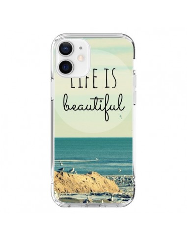 Cover iPhone 12 e 12 Pro Life is Beautiful - R Delean