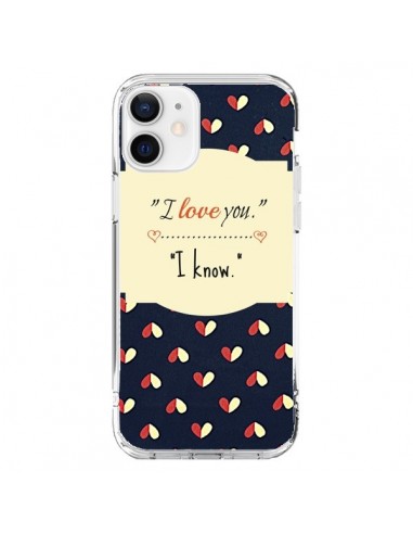 iPhone 12 and 12 Pro Case I Love you - R Delean