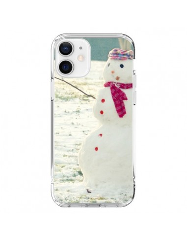 Coque iPhone 12 et 12 Pro Bonhomme de Neige - R Delean