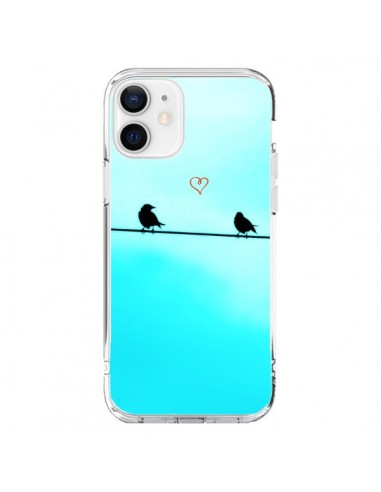 Coque iPhone 12 et 12 Pro Oiseaux Birds Amour Love - R Delean