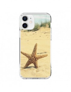 Coque iPhone 12 et 12 Pro Etoile de Mer Plage Beach...