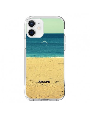 Coque iPhone 12 et 12 Pro Escape Mer Plage Ocean Sable Paysage - R Delean