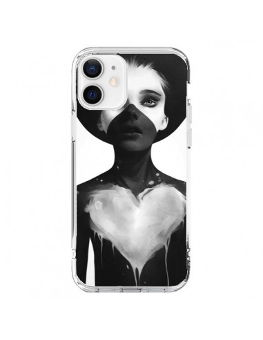 Coque iPhone 12 et 12 Pro Fille Coeur Hold On - Ruben Ireland