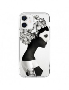 Coque iPhone 12 et 12 Pro Marianna Fille Fleurs - Ruben...