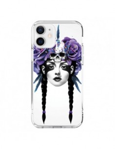 Coque iPhone 12 et 12 Pro Fille Fleurs Warrior - Ruben...