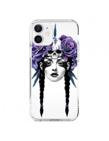 Cover iPhone 12 e 12 Pro Ragazza Fiori Warrior - Ruben Ireland