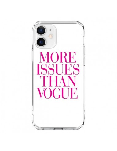 Coque iPhone 12 et 12 Pro More Issues Than Vogue Rose Pink - Rex Lambo