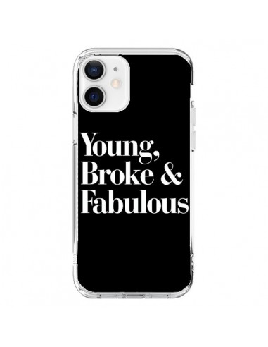 Coque iPhone 12 et 12 Pro Young, Broke & Fabulous - Rex Lambo