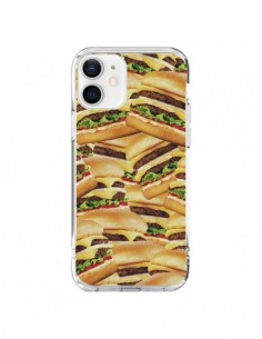 Cover iPhone 12 e 12 Pro Burger Hamburger Cheeseburger -...