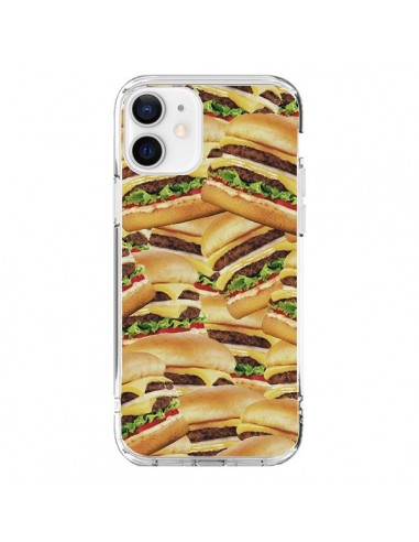 Coque iPhone 12 et 12 Pro Burger Hamburger Cheeseburger - Rex Lambo