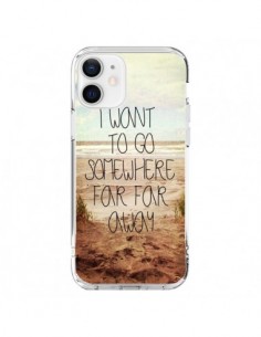 Coque iPhone 12 et 12 Pro I want to go somewhere - Sylvia...