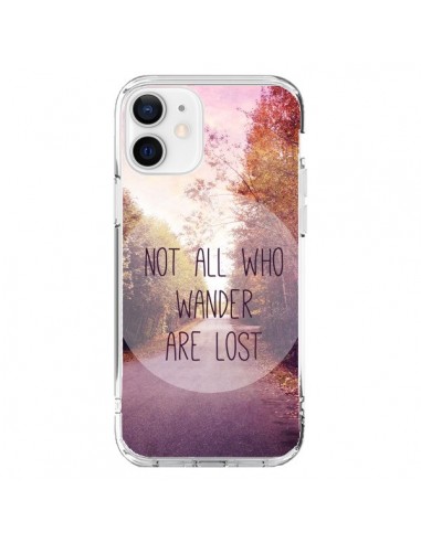Coque iPhone 12 et 12 Pro Not all who wander are lost - Sylvia Cook