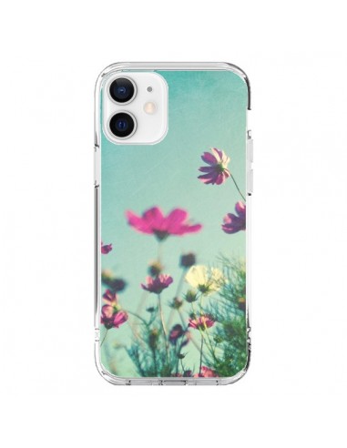 Coque iPhone 12 et 12 Pro Fleurs Reach for the Sky - Sylvia Cook