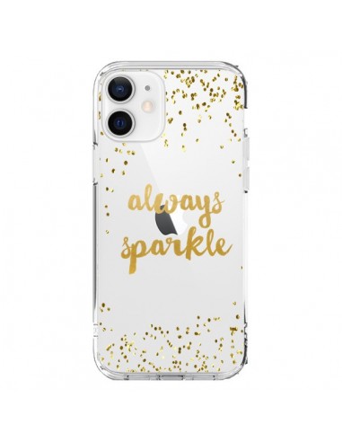 Coque iPhone 12 et 12 Pro Always Sparkle, Brille Toujours Transparente - Sylvia Cook