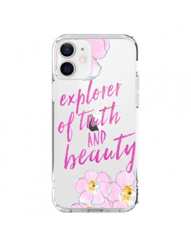 Coque iPhone 12 et 12 Pro Explorer of Truth and Beauty Transparente - Sylvia Cook