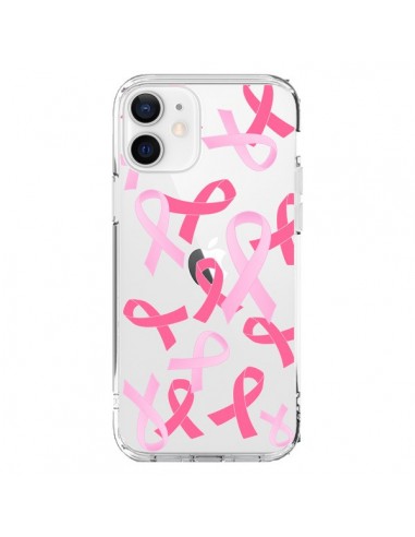 Cover iPhone 12 e 12 Pro Nastri Rosa Trasparente - Sylvia Cook