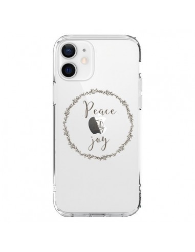 Cover iPhone 12 e 12 Pro Peace and Joy, Pace e Gioia Trasparente - Sylvia Cook