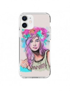 Coque iPhone 12 et 12 Pro Femme Mannequin Barbara Palvin...