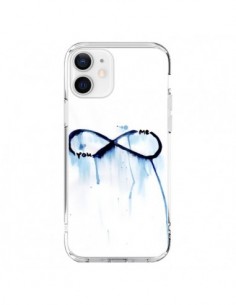 Cover iPhone 12 e 12 Pro Forever You and Me Love Amore -...