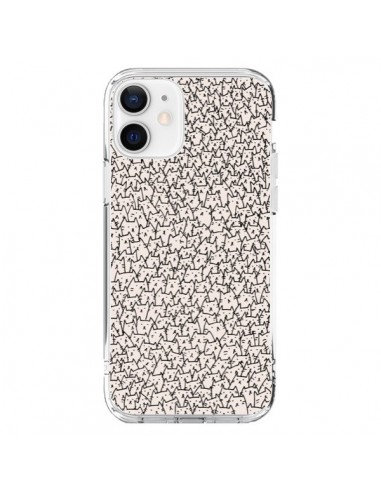 Coque iPhone 12 et 12 Pro A lot of cats chat - Santiago Taberna