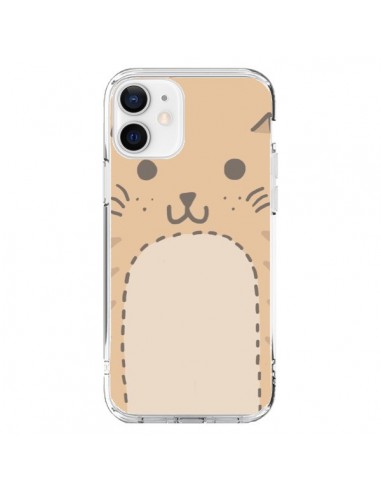 Coque iPhone 12 et 12 Pro Big Cat chat - Santiago Taberna