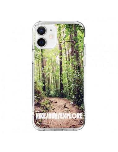 Coque iPhone 12 et 12 Pro Hike Run Explore Paysage Foret - Tara Yarte