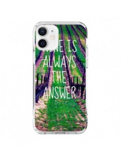 Coque iPhone 12 et 12 Pro Wine is always the answer Vin -...