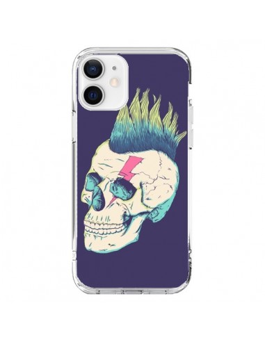 Coque iPhone 12 et 12 Pro Tête de mort Punk - Victor Vercesi