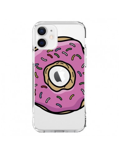 Coque iPhone 12 et 12 Pro Donuts Rose Transparente - Yohan B.