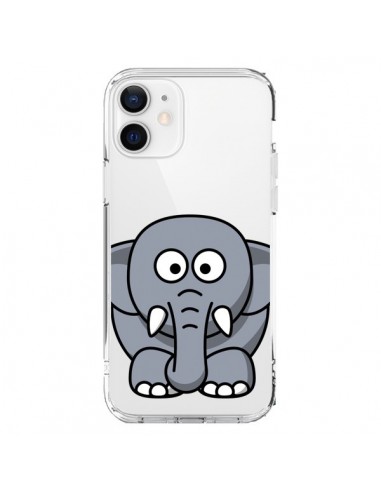Coque iPhone 12 et 12 Pro Elephant Animal Transparente - Yohan B.