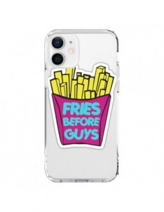 Coque iPhone 12 et 12 Pro Fries Before Guys Transparente...