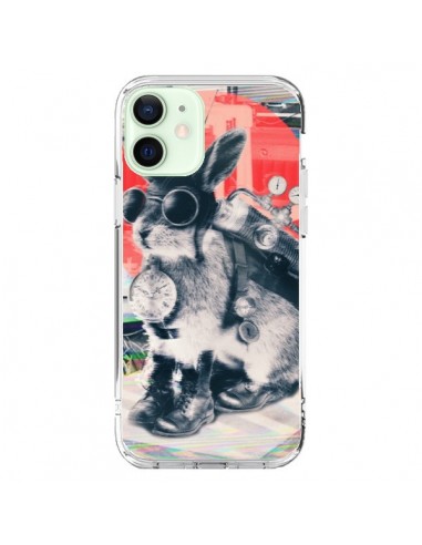 Coque iPhone 12 Mini Lapin Time Traveller - Ali Gulec