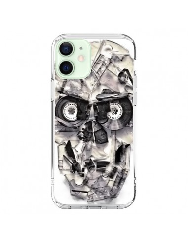 Coque iPhone 12 Mini Tape Skull K7 Tête de Mort - Ali Gulec