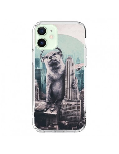 Coque iPhone 12 Mini Loutre Dj New York - Ali Gulec