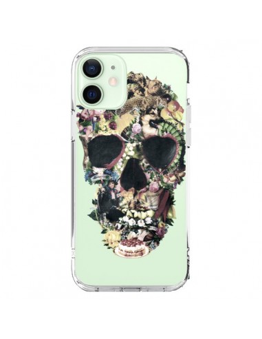 Coque iPhone 12 Mini Skull Vintage Tête de Mort Transparente - Ali Gulec